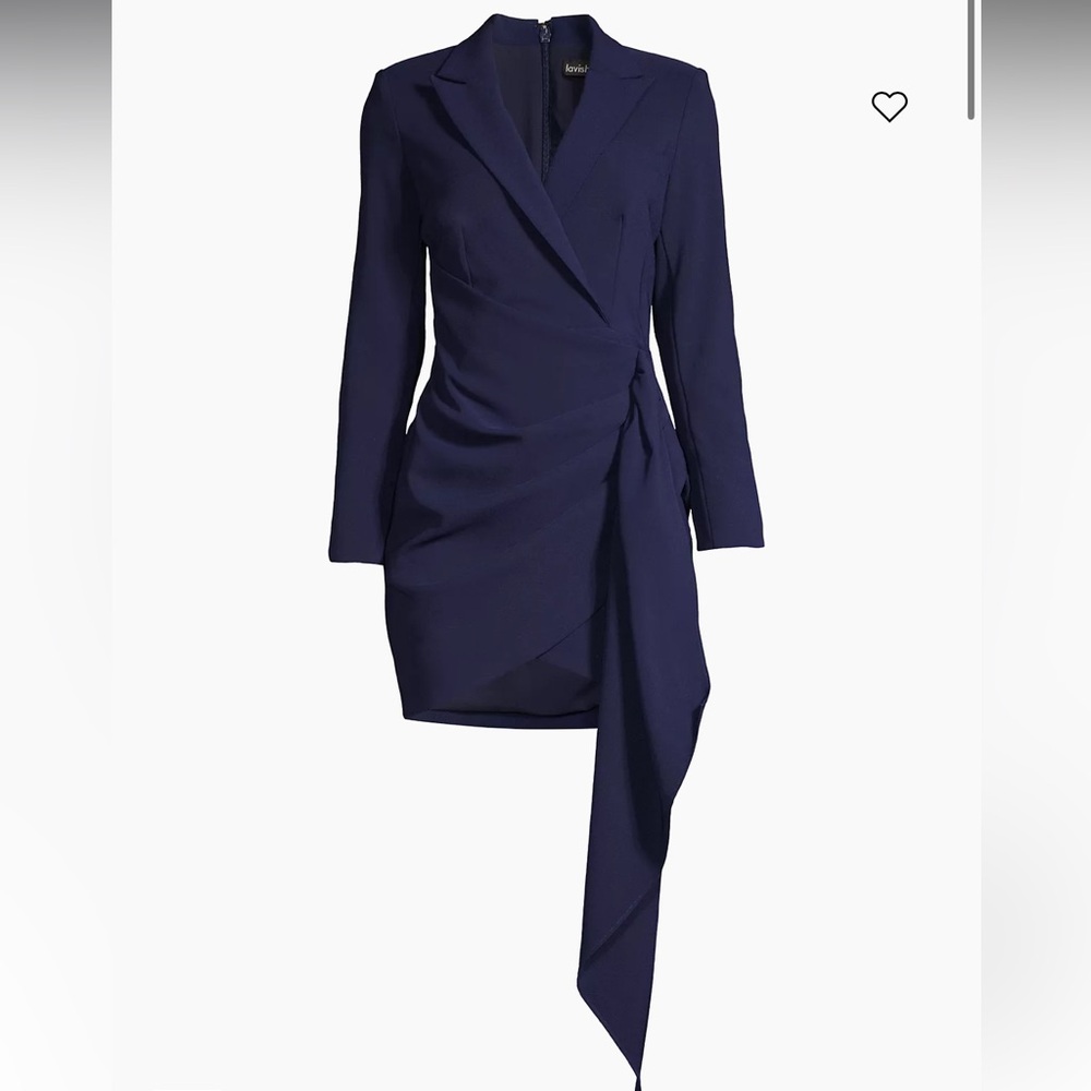 Lavish Alice draped blazer minidress